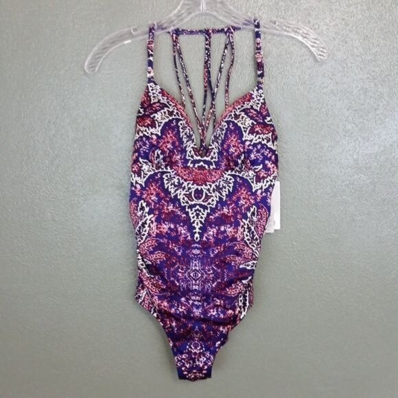 Athleta Aqualuxe print molded one-piece - Picture 1 of 6